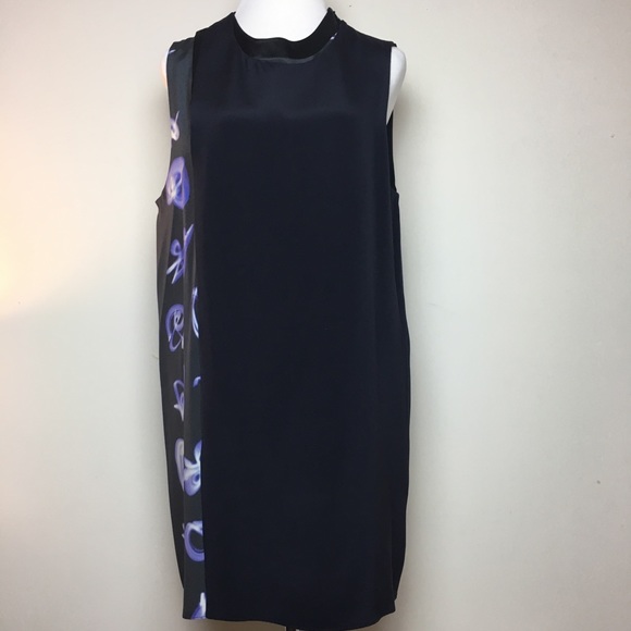 3.1 PHILLIP LIM silk abstract shift layered dress 8 - Picture 2 of 7